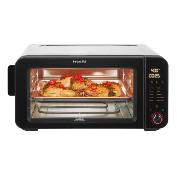 Freidora de Aire Instant Pot Horno Eléctrico 10 Funciones y 6 Rebanadas 1700W