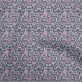 thumbnail image 1 of oneOone Cotton Cambric Gray Fabric Asian Suzani Sewing Material Print Fabric By The Yard 42 Inch Wide, 1 of 5