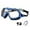 Blue, variant on Swimming Goggles With Ear Plugs & Nose Clip Anti Fog Silicone Swim Mask For Diving Beach Swimming Pool(Green-16Cm)