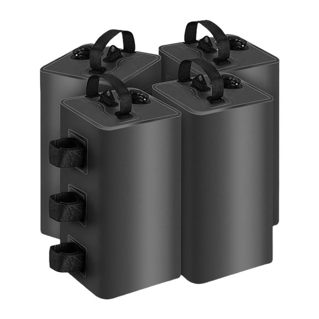 4 bolsas de peso para toldo, bolsas de arena plegables para almacenamiento para fiestas en la playa al aire libre 10 litros