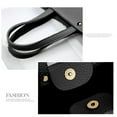 thumbnail image 4 of Tersarium Women's Casual Handbag Fashion Tote Bag Exquisite PU Shoulder Bag (Black), 4 of 6