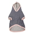 thumbnail image 2 of Vibrant Life Polyester Naps/Treats Dog Hoodie, Gray, M, 2 of 4