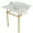 Marble White / Brushed Brass, variant on Kingston Brass LMS36MBSQ7 Pemberton 36" Carrara Marble Console Sink with Brass Legs (8-Inch, 3-Hole), Carrara Marble White/Brushed Brass