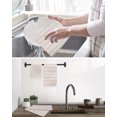 thumbnail image 5 of Pink Striped Kitchen Dish Towels for Drying Dishes Set of 2, Rustic Pink Stripe Modern Art Beige Waffle Weave Microfiber Hand Tea Bathroom Towels Quick Dry & Absorbent Towel 15.7x23.6, 5 of 7