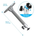 thumbnail image 4 of Soporte de techo y pared para proyector YiePhiot Mini, gris, 4 of 6