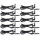 thumbnail image 5 of 10 juegos de cables de prueba de multímetro línea de prueba de multímetro de 4 mm cables macho a macho conector adaptador de enchufe tipo banana J70018 1000V 19A ANGGREK Otros, 5 of 8