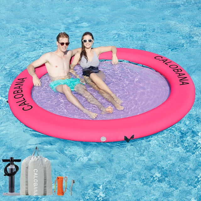 Hamaca Acuática CALOBANA 3m Muelle Inflable para Adultos Rosa