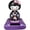 purple, variant on Jiibva Kimono Doll Car Ornament Solar Powered Car Interior Decor Nodding Japanese Doll Design Gift for Home Decor