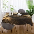 thumbnail image 5 of DEIARA Bald Eagle Cannon Square Tablecloth 60×108in Polyester Fabric Tablecloth Washable Dust Resistant Wrinkle Resistant, 5 of 9