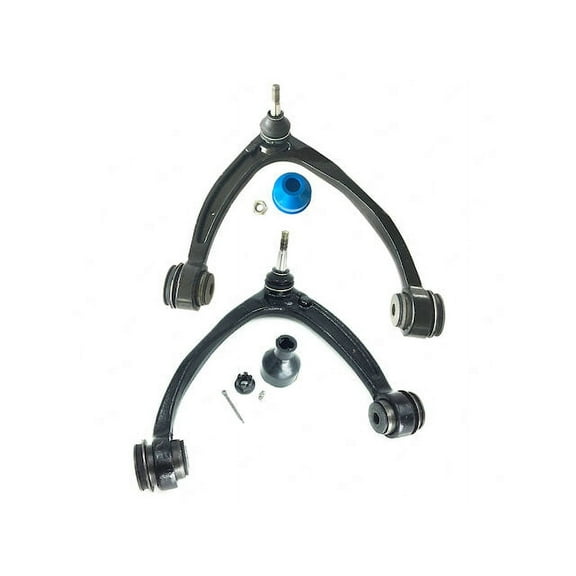 Front Upper Suspension Control Arm Kit and Ball Joint Assembly - Compatible with 2007 - 2015 Chevy Silverado 1500 2008 2009 2010 2011 2012 2013 2014