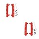 thumbnail image 4 of Tholdsy 1 par de placas de paso laterales de Metal, estribos de Pedal, deslizadores, accesorios de pedales, piezas de repuesto para Jimny Red Type1 NO1 Tholdsy CBP186893, 4 of 6