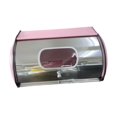 thumbnail image 2 of Fiocias Bread Bin with Roll Lid Bread Box Bread Holder Container for Kitchen Counter for Pink, 2 of 9