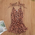 thumbnail image 2 of Black Bodysuit Plus Size Girls Summer Sleeveless Casual Romper Spaghetti Strap Shorts Jumpsuit with Pockets Toddler Girl Romper Sleeveless, 2 of 3