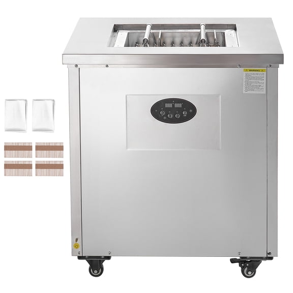 KFFKFF Industrial Ice Pop Maker, One Mold Set - 40 Unit Ice Pop Production Device, Stainless Steel Professional Frozen Treat Creator, Ice Stick Pop Maker for Bars, Coffee Shops, Bubble Tea Outlets