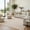 Ivory, Off White, Antrasit / Dhyana, variant on Hauteloom Dhyana Wool Living Room, Bedroom Area Rug - Contemporary - Light Brown, Caramel, Off White - 9' x 12'