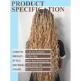 thumbnail image 4 of Cabello trenzado Sudreman Water Wave, 100 g, 45 cm, rubio miel, 4 of 6