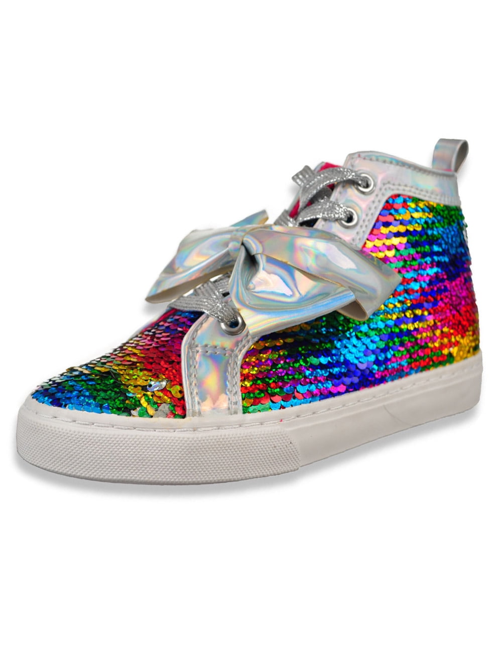 rainbow sequin sneakers