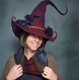 thumbnail image 3 of Sombreros de bruja de fieltro para fiesta de Halloween, gorra para disfraz de evento de Pascua, Cosplay, 3 of 4
