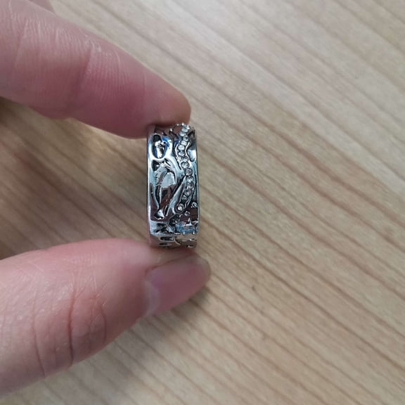 YYKihy Women's Loyal Wolf Couple Retro Pair Ring Fashion Ring