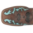 thumbnail image 4 of Dan Post Boots Womens Tamarind Tooled Inlay Square Toe Cowboy  Mid Calf Boo, 4 of 5