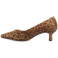 thumbnail image 2 of Journee Womens Pammie Slip On Pointed Toe Kitten Heel Pumps, Widths Available, 2 of 9