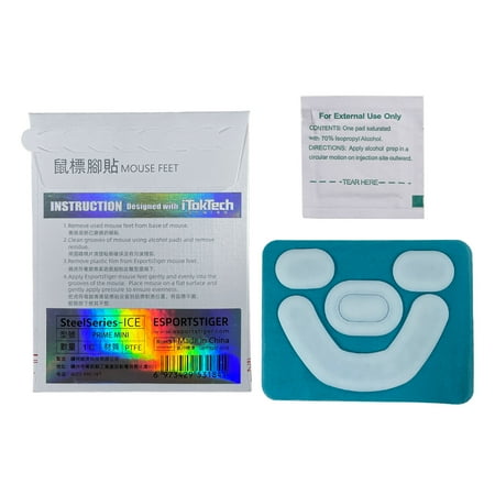 

1Pack Mouse Feet Pedal for SteelSerie Prime mini Mouse Replacement Mouse Feet Glides Curve Edge Mouse Feet Sticker