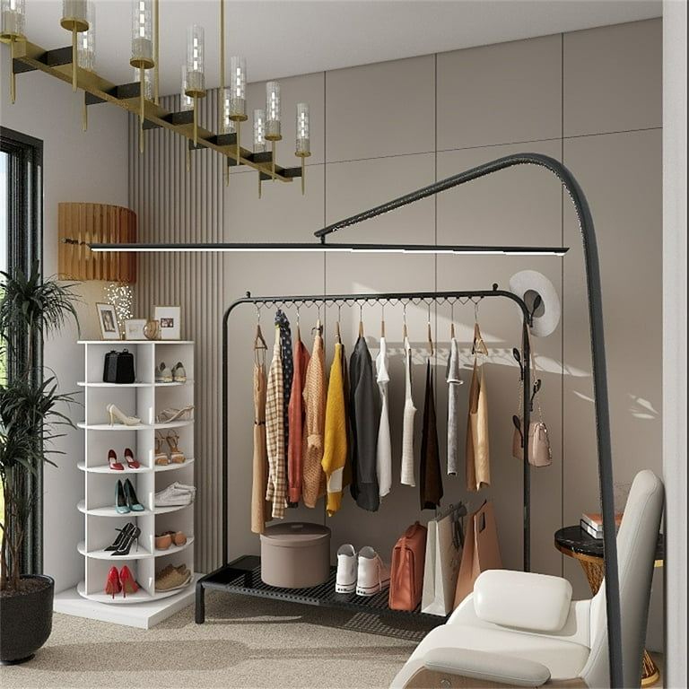 Miniyam 360 Rotating Shoe Rack 6 Tiers Shoe Rack Organizer for Entryway White Walmart