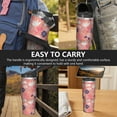thumbnail image 7 of Modern 30oz Handheld Travel Tumbler with Handle – Double Wall Stainless Steel Insulated Cup, Flip Straw Lid, Leak-Proof & BPA-Free for Hot and Cold Drinks – Durable Coffee & Juice Mug White, 7 of 7