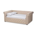 thumbnail image 6 of Baxton Studio Mabelle Modern and Contemporary Beige Fabric Upholstered Full Size Daybed, 6 of 8