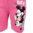 thumbnail image 5 of Disney Mickey Mouse Minnie Mouse Toddler Girls Crossover T-Shirt and Shorts Outfit Set Infant to Little Kid, 5 of 5