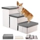 thumbnail image 1 of Escaleras para Perros con Espacio de Almacenamiento, 3 Escalones Más Anchos para Perros y Gatos Pequeños, Medianos y Grandes, Escaleras Plegables y Resistentes para Subir a La Cama o al Sofá(60 kg), 1 of 7