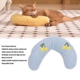 thumbnail image 4 of Cómoda Almohada En Forma De U Para Mascotas, Material Universal Suave Y Transpirable Para Las Cuatro Estaciones, Fácil De Lavar, Almohada Para El Cuello De Perro Con Forma, 4 of 7