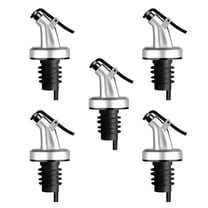 Oil Spouts, Vinegar Dispensing Bottle Spouts, Leak-Proof Bottle Spouts, Olive Oil, Salad, Wine, 5-Pack