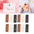 thumbnail image 4 of Hand Made Labels, Clear Print 30 Pcs DIY Bag Label PU Material  For Decoration For Handicrafts For Sewing, 4 of 8