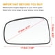 thumbnail image 3 of Coche Retrovisor Izquierdo Lateral Calentado Espejo Vidrio Reemplazo con Respaldo Placa, 3 of 7