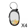 thumbnail image 1 of BELOVING 4xMini Sac de Présentation pour Figurines Portable en PVC Sac de Rangement pour Figurines Vide Rond, 1 of 10
