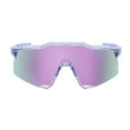 thumbnail image 3 of 100 Percent Speedcraft Lightweight Polycarbonate Sunglasses with HiPER Lavender Mirror Lens and UV400 Protection (Polished Translucent Lavender), 3 of 6