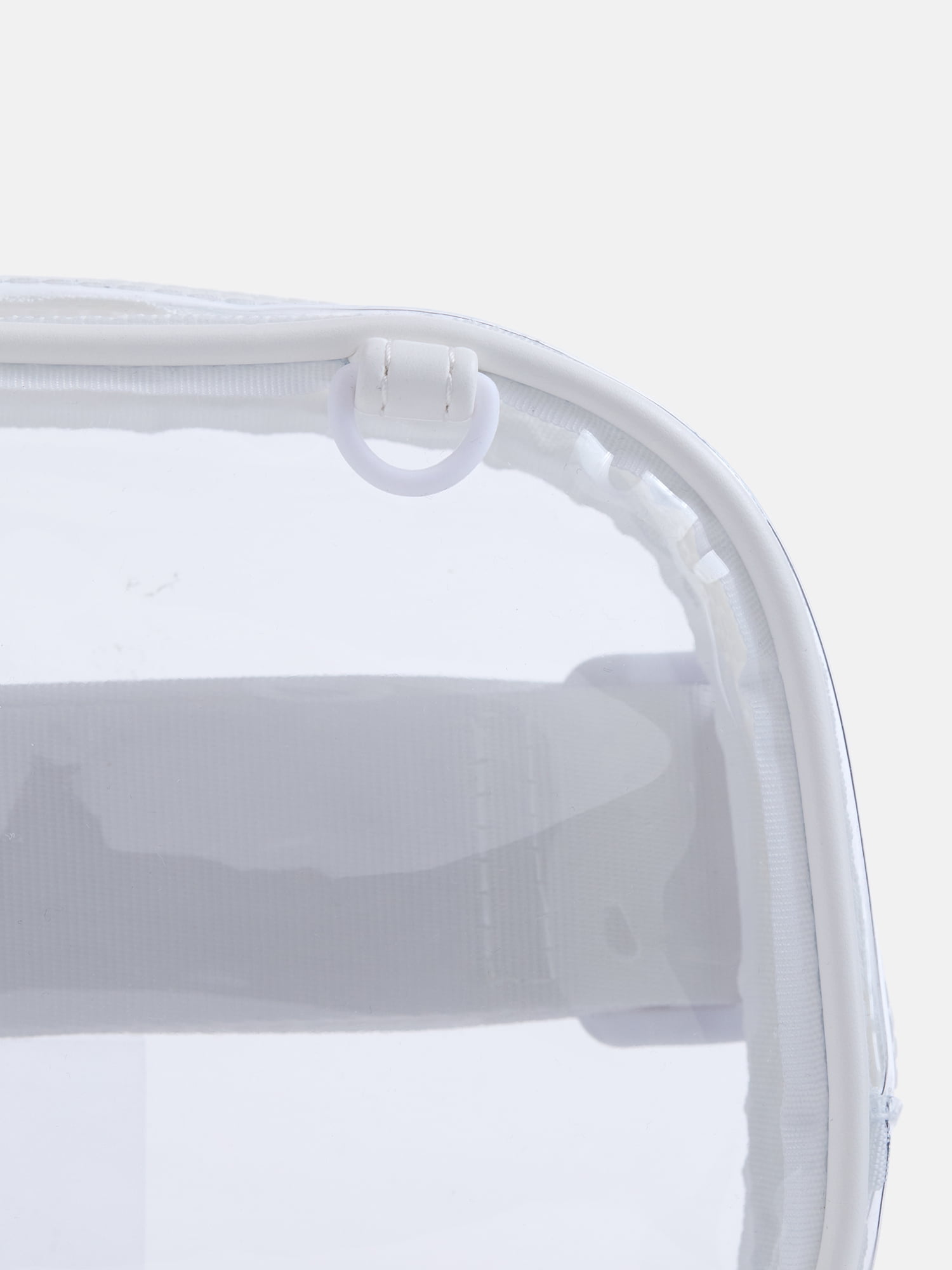 No Boundaries Women's Game Day Clear Fanny Pack, White