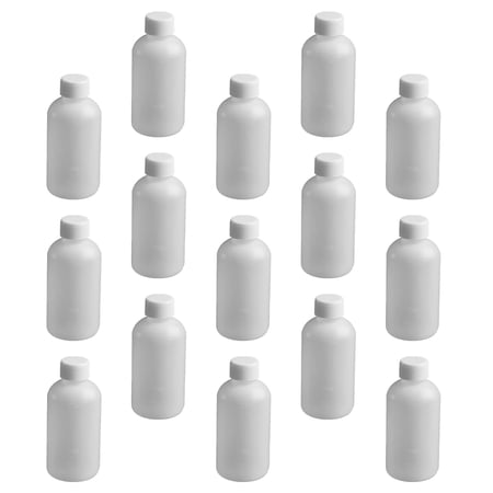 FOMIYES 15PCS Lab Reagent Bottle Plastic White Leakproof for Life Science Applications