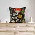 thumbnail image 7 of Farmhouse Mushroom Floral Butterfly Pillow Covers Set of 4,Rustic Colorful Flower Throw Pillow Covers Nature Flower Plant Decorative Pillow Covers for Couch Sofa Bed Home Decor Pillowcase, 18x18 Inche, 7 of 7