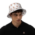 thumbnail image 4 of Fotbe Corgi With Santa Claus Hat Sombrero Tipo Pescador con Estampado – Sombrero de Sol de Algodón de Moda para Playa, Golf, Pesca, 4 of 6