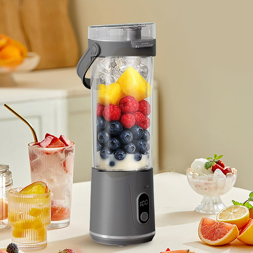50W Portable Electric Blending Machine Rechargeable Cordless Juicer Powerful Juicer Cup 600ml For Smoothie Food Mixing