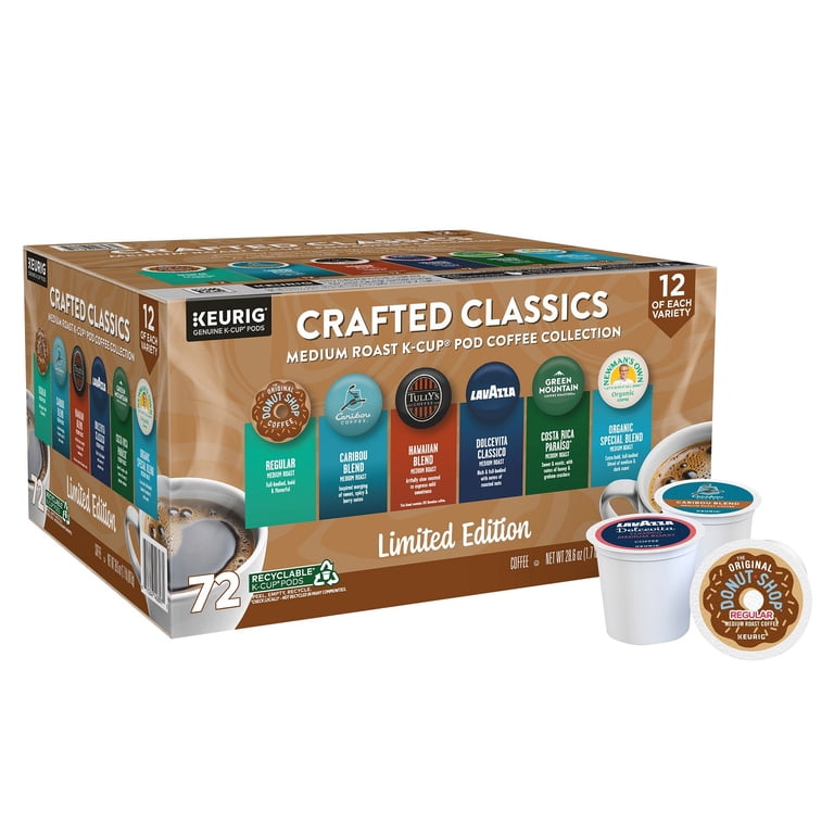 Keurig Crafted Classics, Variety Pack, Medium Roast, Keurig K-Cup
