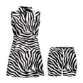 thumbnail image 3 of Yuyamidu Zebra Stripe Golf Dress for Women Anti Wrinkle Golf Outfits for Women Size 2XL Casual Sports Activewear Dress with Built in Shorts and Pockets Workout Dresses, 3 of 7