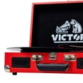 thumbnail image 4 of Tocadiscos portátil con tocadiscos VICTOR Metro Red, 4 of 7