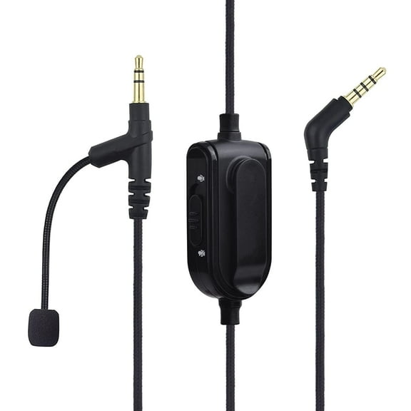 A50 Replacement Cable with Microphone Volume Control Inline Mute for Astro A10/A40/A50/A40TR/30 Headphone Cable Compatible with Xbox One PS4 & More(6.5ft)
