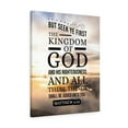 thumbnail image 2 of Scripture Walls The Kingdom of God Matthew 6:33 Bible Verse Canvas Christian Wall Art Ready to Hang Unframed, 2 of 12