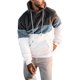 thumbnail image 1 of Hombres Fuzzy Jersey Casual Suelto Cordón Elegante Manga Larga Sudadera Con Capucha De Lana Para Clima Frío Azul XL, 1 of 5