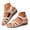 Beige, variant on Dakaela Women's Platform Wedge Sandals Comfortable Arch Support Ankle Strap Summer Casual Orthotic Walking Shoes for Beach Travel Size 6-10 Beige