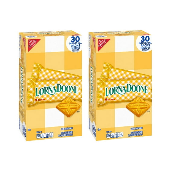 Lorna Doone Shortbread Cookies, 1.5 oz, 30 ct 2PK